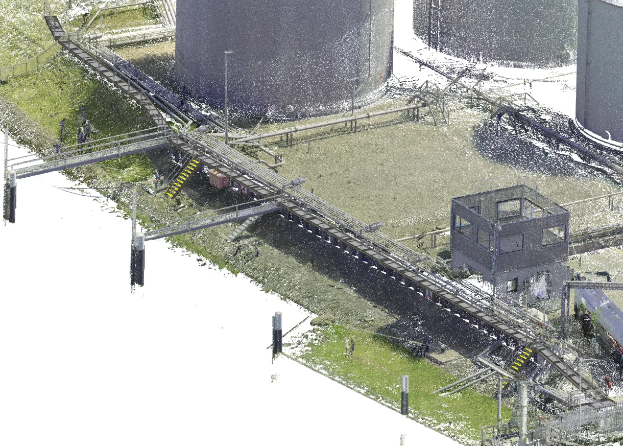dfk loopbrug puntenwolk